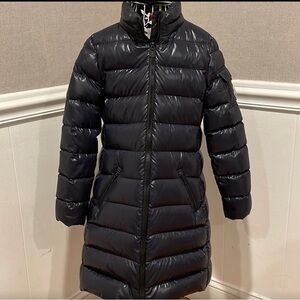 Moncler Kids Navy Blue Puffer Jacket